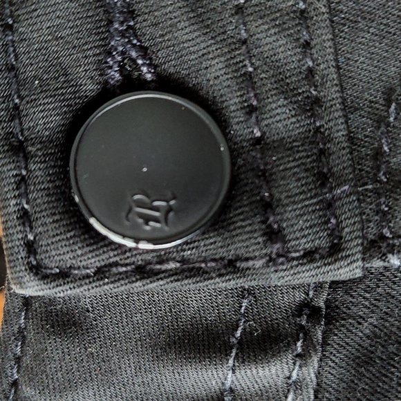 Rock Revival Sheryl Moto Skinny Black Jeans Size 27 - Picture 4 of 10